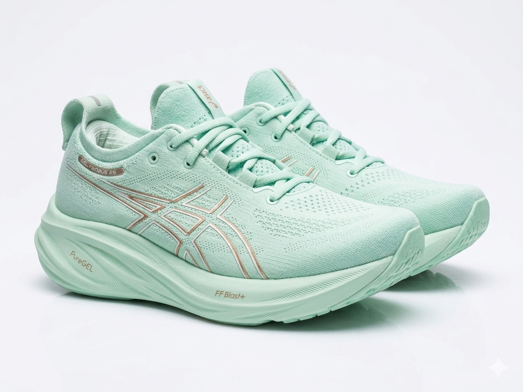 ASICS GEL-Nimbus 25: 100% original with guarantee Experience the ultimate blend of cloud-like cushioning and sleek, modern style for your daily comfort.