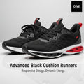 Advanced Black Cushion Runners