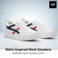 Retro-Inspired Mesh Sneakers