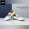 Chic Buckle Ballet Flat Pumps