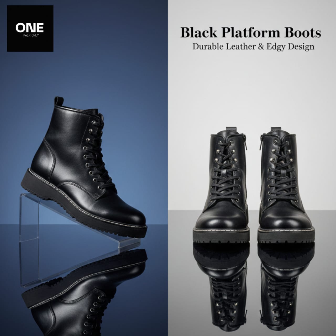 Black Platform Boots