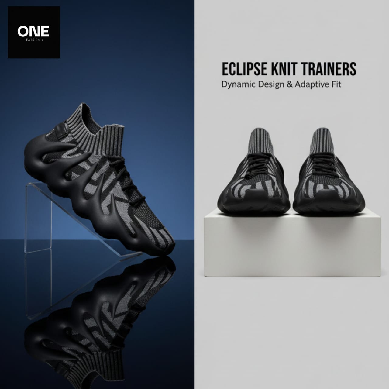 Eclipse Knit Yeezy Trainers