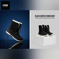 Black Winter Snow Boots