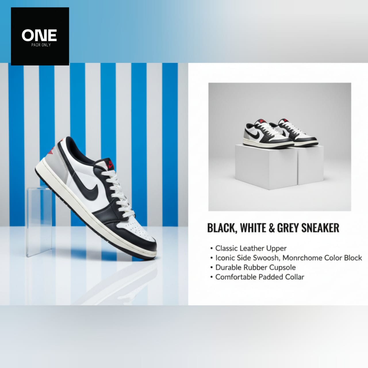 Air Jordan Low Black And White Jordan